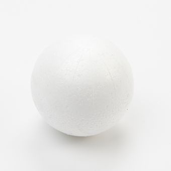 Styropor Solid Spheres - White - 8cm