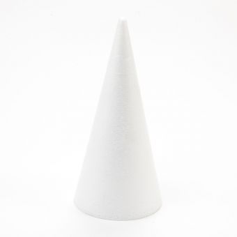 Styropor Cone - 26.5cm High x 12cm Base