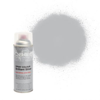 OASIS® Metallic Spray Colours - Brilliant Silver - 400ml