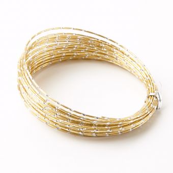 Diamond Sensation Wire - Light Gold - 2mm x 100g - 12.3m