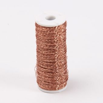 Bullion Wire - Copper - 0.30mm x 100g, approx 140m