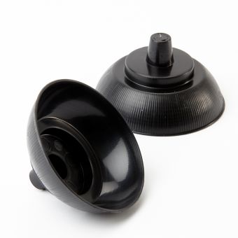Candle Cups - Black - 11cm - (Pack of 10)
