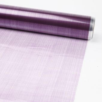 Printed Film Roll Hessian - Purple - 38 micron - 80cm x 100m