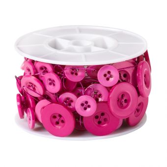 Button Wire - Strong Pink - 3m