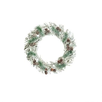 Winter Chill Wreath - Natural 