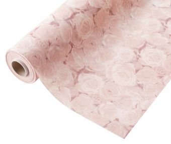 Compostable Wrap Rose Design - Pink