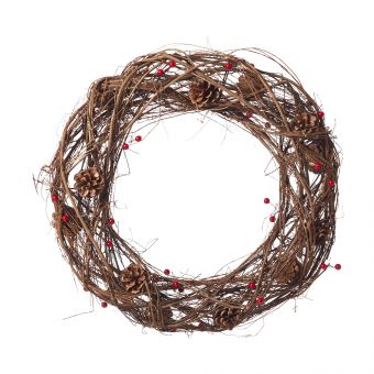 Aspen Twig Wreath - 50cm