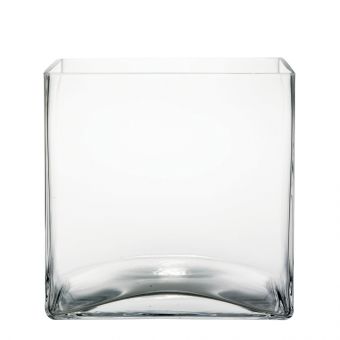 Glass Cube - 18cm