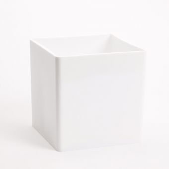 Acrylic Designer Cube - White - 15cm