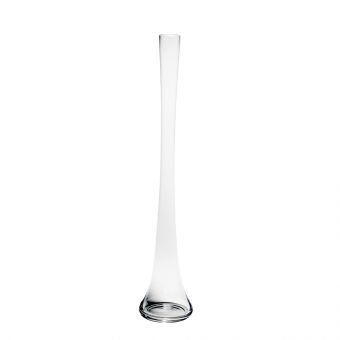Glass Hollow Narrow Lily Vase - 60cm