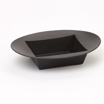 Designer Black Oval Bowl Oval