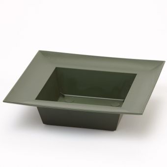 Designer Dark Green Square Bowl