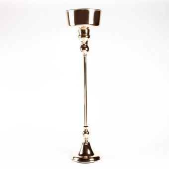 Pedestal Bowl - Gold (Lined) - 27cm x 27cm x 110cm