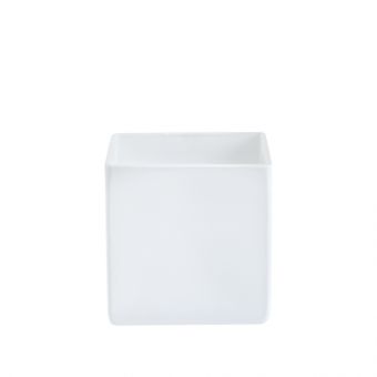 White Glass Cube