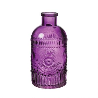 Harper Purple Glass Bottle