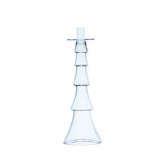 Christmas Tree Candlestick - Clear - 44.5cm