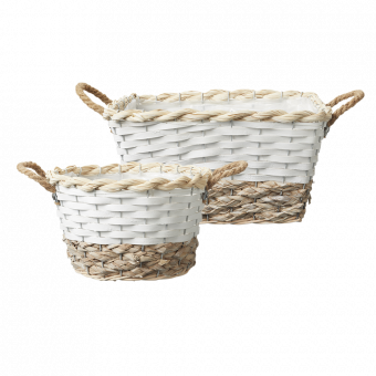 Hawkes Bay Lined Baskets (Set of 3)
