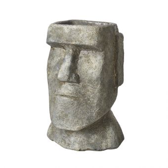 Moai Head Pot - 27.5cm