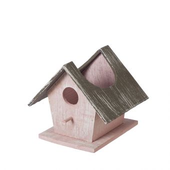 Sofia Lined Bird House - Pink - 8cm