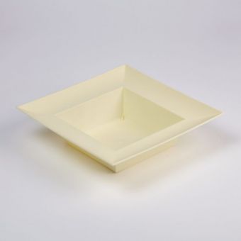 Designer Cream Square Bowl