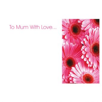 To Mum With Love Pink Gerberas (Pack of 50)