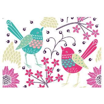 Robins and Flowers (Pack of 25)