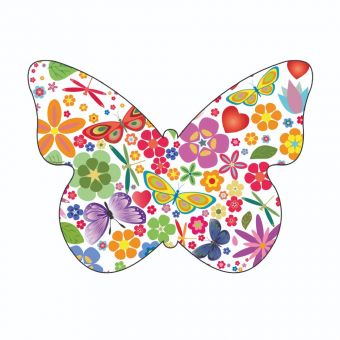 Butterfly's, Dragonfly's and Flowers (Pack of 12)