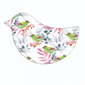 Vintage Birds on White  background (Pack of 12)