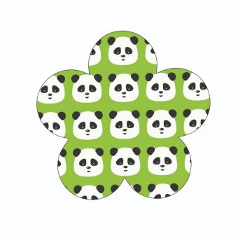 Panda Heads (Pack of 12)