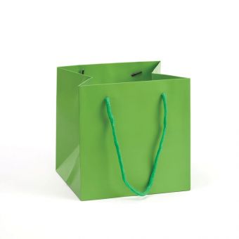 Small Porto Bag - Lime Green - 18x20cm (Pack of 10)