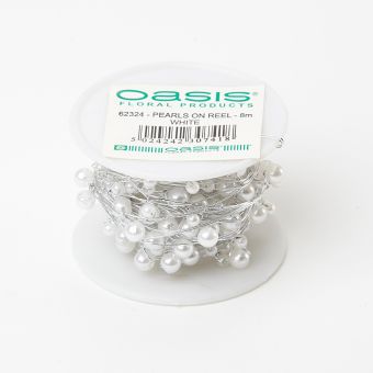 Pearls on Reel - White - 4/6mm x 8m
