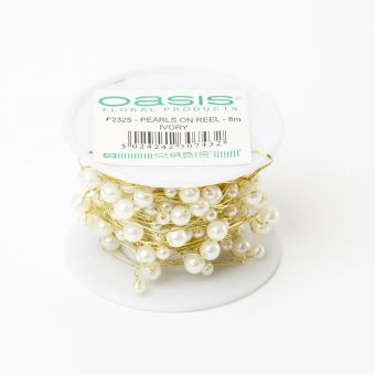 Pearls on Reel - Ivory - 4/6mm x 8m