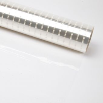 Printed Film Roll - White Dot - 38 micron - 80cm x 100m