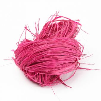 Long Raffia - Strong Pink - 250g