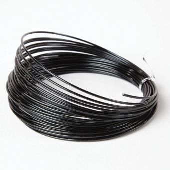 Black Aluminium Wire 58m