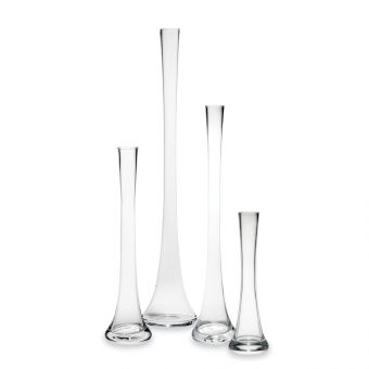 Narrow Lily Glass Vase