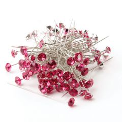 Sparkler Pins - Strong Pink - 60 x 8mm (Pack of 100)