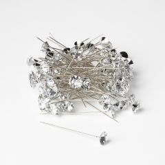 Sparkler Pins - Silver - 60mm x 12mm (Pack of 100)