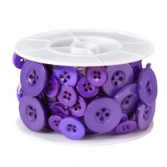 Button Wire - Purple - 3m