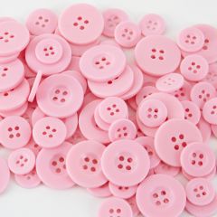 Buttons - Pale Pink (Pack of 100)