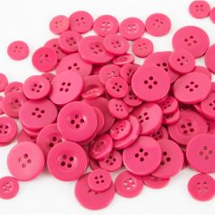 Buttons - Strong Pink (Pack of 100)