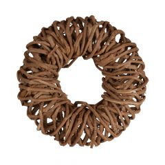 Carrizo Wreath Brown 30cm