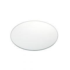 Round Mirrored Plate - Clear - 35cm  