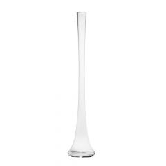 Glass Hollow Narrow Lily Vase - 70cm