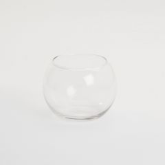 Glass Fishbowl - Clear - 13cm