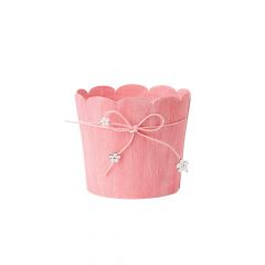 Bella Pink Lined Pot 15cm