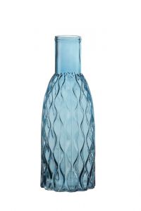 Aral Bottle Vase - Blue - 37cm