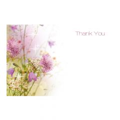 Thank You - Star Bright Wild Flowers (Pack of 50)