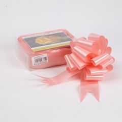 Pull Bow - Pink - 5cm, 18 loop bow (Pack of 20)
