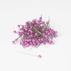 Round Headed Pearl Pins - Lavender - 40mm x 4mm (Pack of 144)